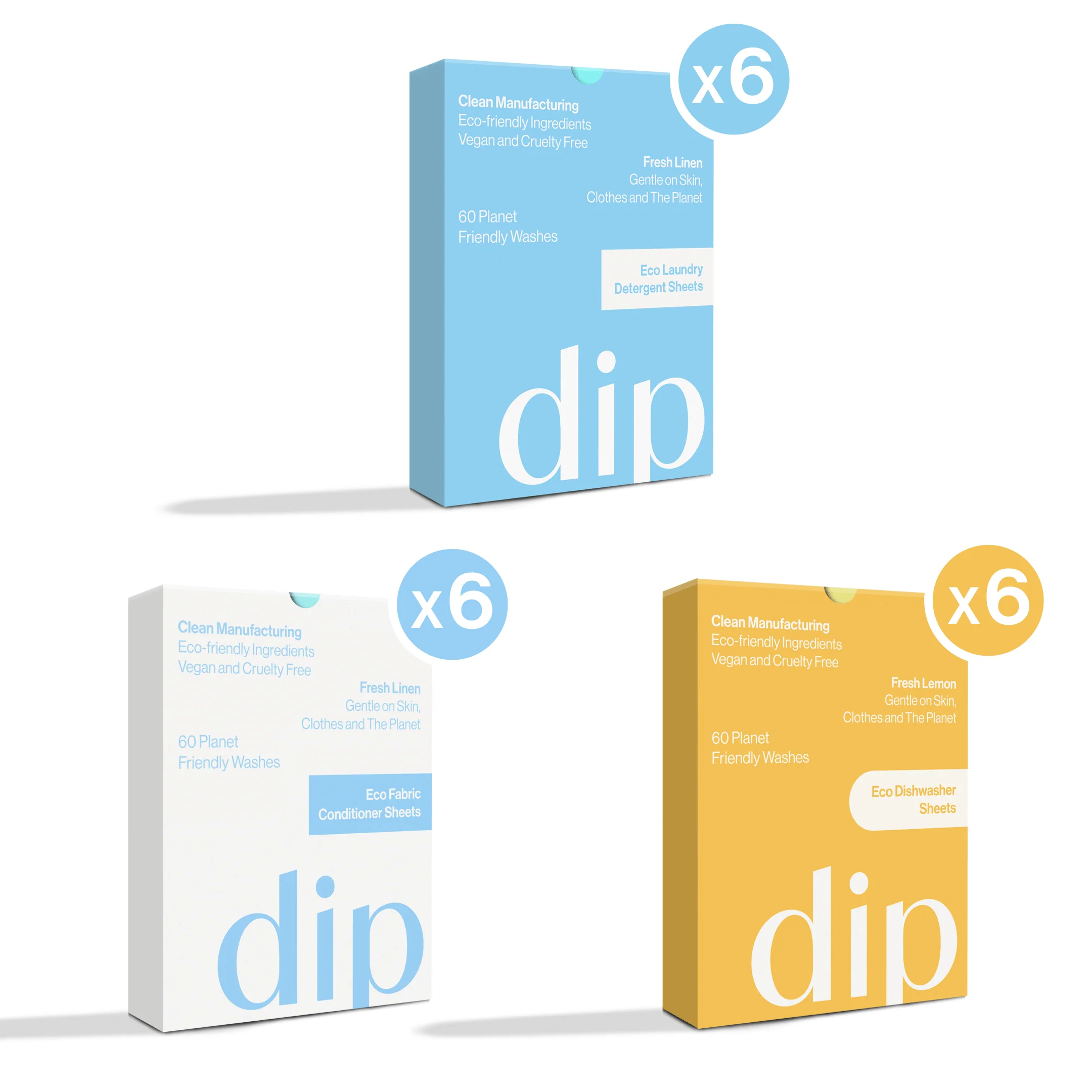 Laundry Detergent (Fresh Linen) & Fabric Conditioner + Dishwasher Sheets Bundle - Image 5
